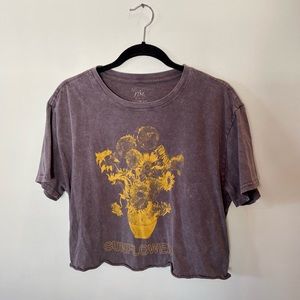 Mighty Fine sunflower crop top